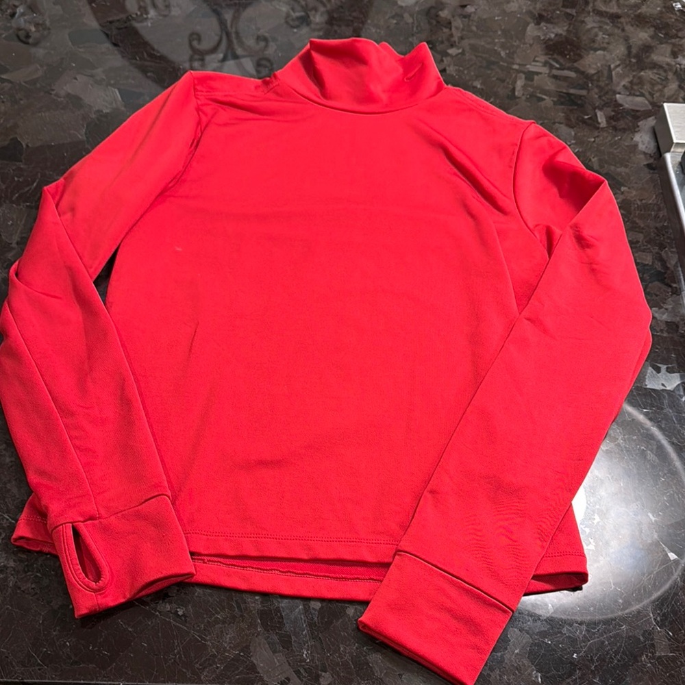 Red Turtleneck Nike Dry Fit